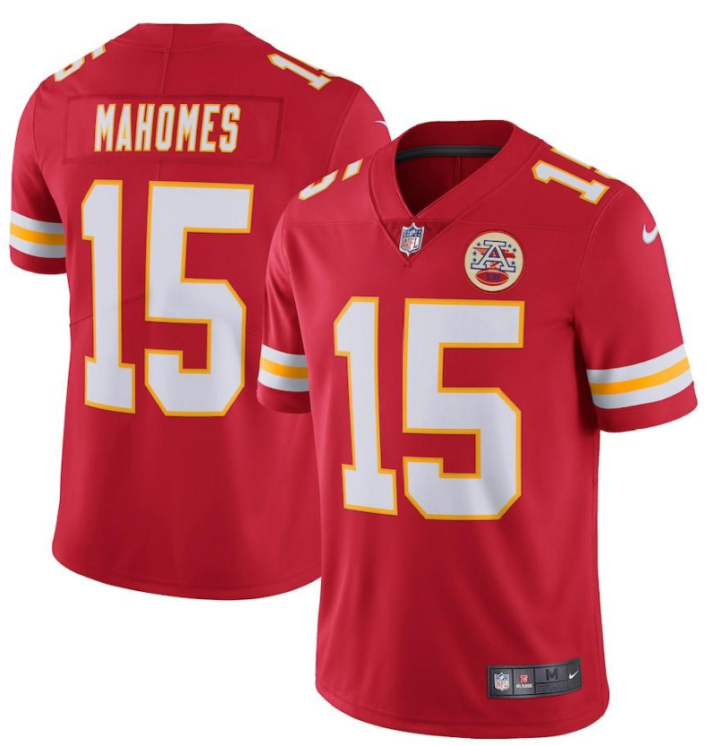Camisola Kansas city.  Mahomes NFL