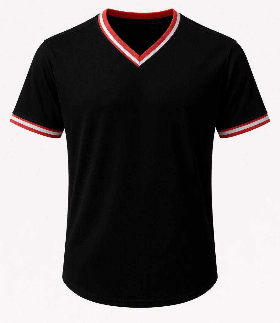 Playera Beis Cuello V