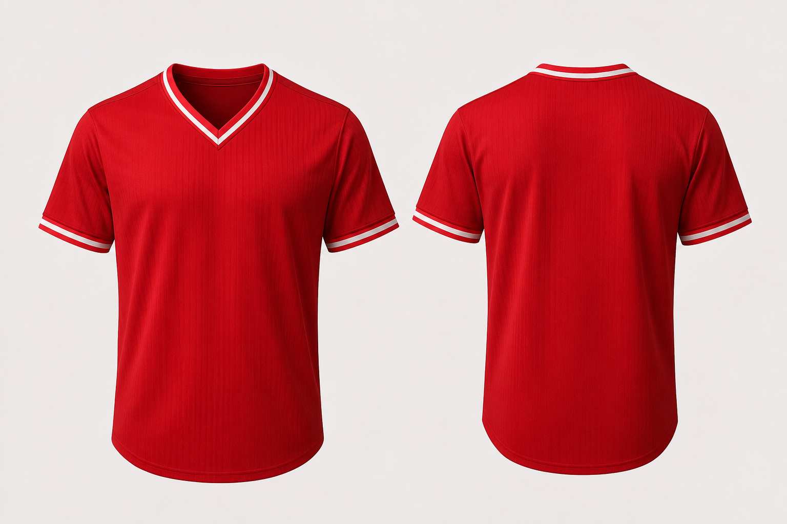 Camisola o Playera 2 botones Tele premium rayada